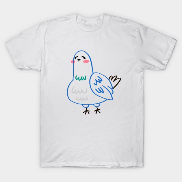 Cute Pigeon T-Shirt by Gatefold